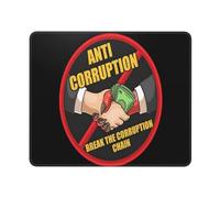 Support Anti Corruption Movement Tappetino per Mouse Soffice Mousepad Base in Gomma Tappetini per Il Mouse per Computer Ufficio Laptop 25X30Cm