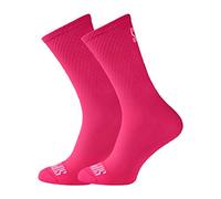 Support, Calzini da ciclismo da uomo, con tecnologia traspirante, in fibra antiscivolo, unisex, con motivi divertenti, Rosa, 10-11 UK / 45-46 EU