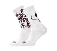 Support, Calzini da ciclismo da uomo, con tecnologia traspirante, in fibra antiscivolo, unisex, con motivi divertenti, Unisex - Adulto, I cani sono cani., 10-11 UK / 45-46 EU