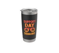 Support Day Bere Regali Divertenti Abiti per le vacanze Estate Bicchiere termico in acciaio inox doppia parete