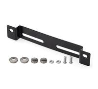 Support De D'Immatriculation Et Arrière Pour Moto | Kit De Modification Invisible En Acier Inoxydable, Installazione Facile Sans Outils | Convient Pour Conversion De Repose-Pieds Et