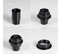 Support de lampe en spirale, 2 pièces, petit socle à vis E12, raccords de lampe(E12 double ring)