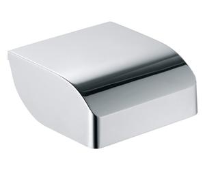 Support de papier toilette KEUCO ELEGANCE avec couvercle, rigide, chromé, 11660010000, 11660010000