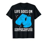 Support Diabetes Awareness Month Gifts for Diabetes Warriors Maglietta