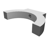 Support Feet for Dimplex Electric Fireplace - Wall to Free-Standing Conversion