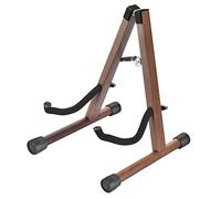 Support guitare, support guitare électrique en bois avec caoutchouc antidérapant et bras en mousse souple, support guitare acoustique pliable a - frame, facile à assembler, support au sol pour voyage.
