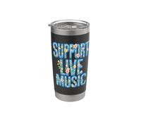 Support Live Music Bicchiere termico in acciaio inox doppia parete