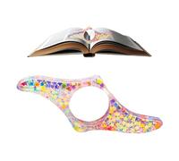 Support livre pouce - Ouvre-page en résine | Porte-livre pratique | Accessoire pour maintenir les pages ouvertes | Idéal pour amateurs lecture maison bureau bibliothèque confort facilité lecture