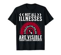 Support Oral Head And Neck Cancer Throat Cancer Awareness Maglietta