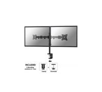 Support per 2 monitor neri da scrivania