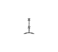 Support per schermo PC a doppio display a fissaggio verticale - Alluminio (ARMDUOVS)