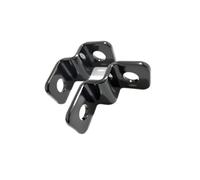 support phare Staffa per indicatori di direzione per motocicletta con design a forma W da 2 pezzi. Supporto per moto universale per la maggior parte delle motociclette Kit di staffe per faro moto