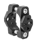 support phare Supporto per staffa per manubrio per tubo forcella per moto Paraurti fisso Morsetto per luce per faro Clip per faretto ausiliario per Kit di staffe per faro moto(1pc 17-54mm)