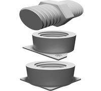 Support Pillar for Anet A8 3D Printer LACK Enclosure with Screw Jack