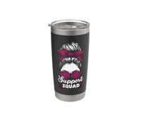 Support Squad - Consapevolezza del mieloma multiplo, leopardo disordinato Bicchiere termico in acciaio inox doppia parete