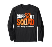Support Squad Consapevolezza delle lesioni Personali Supporto per la Salute mentale Maglia a Manica
