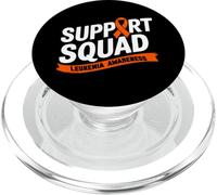 Support Squad - Nastro arancione per la consapevolezza del cancro al sangue, leucemia PopSockets PopGrip per MagSafe