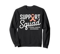Support Squad - Nastro di pesca per il mese della sensibilizzazione sul cancro uterino Felpa