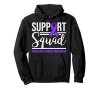Support Squad - Nastro di sensibilizzazione al Mese del Cancro al Pancreas Felpa con Cappuccio