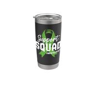 Support Squad - Nastro per sensibilizzazione sulla salute mentale, colore: verde lime Bicchiere termico in acciaio inox doppia parete