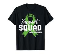 Support Squad - Nastro per sensibilizzazione sulla Salute mentale, Colore: Verde Lime Maglietta