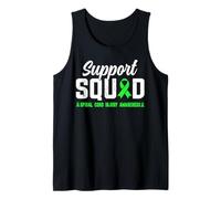 Support Squad - Nastro per sensibilizzazione sulle lesioni del midollo spinale, colore: Verde lime Canotta