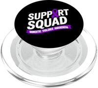 Support Squad - Nastro viola per sensibilizzazione alla violenza domestica PopSockets PopGrip per MagSafe