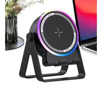 Support Téléphone Avec Haut-Parleur - Accessoires Sans Fil Réglables Et Stables | Support Téléphone Sans Fil Avec Haut-Parleur - Pour Famille Amis Jeu En Direct Maison Intérieur Bureau École