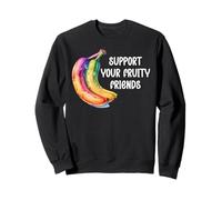 Support Your Fruity Friends LGBT Gay Pride Ally Queer LGBTQ+ Felpa