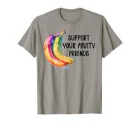 Support Your Fruity Friends LGBTQ Gay Pride Ally Queer LGBT Maglietta