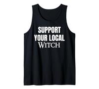 Support Your Local Witch Awesome Halloween Costume Party Tee Canotta