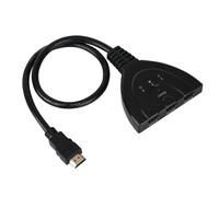 Supporta 3D1080: commutatore manuale per dispositivi 3 in 1 uscita, Full HD 1080p con motore HDCP, plug and play garantisce una configurazione