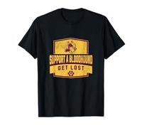 SUPPORTA A BLOODHOUND - GET LOST - Funny Hound Dog Maglietta