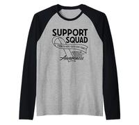 Supporta Il Disturbo Borderline di personalità BPD della Squadra di sensibilizzazione Maglia con Maniche Raglan
