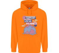 Supporta Il Tuo Pianeta Locale Uomo Felpa