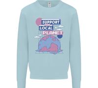 Supporta Il Tuo Pianeta Locale Uomo Felpa Maglione