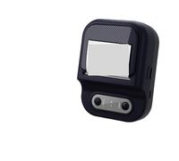 Supporta la mini stampante termica for etichette con larghezza 12-58 mm, etichettatrice portatile senza inchiostro for carta autoadesiva, Uso quotidiano affidabile(Noir)