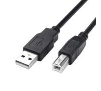 Supporta le periferiche USB 2.0 più recenti, cavo ad alta velocità da A maschio a B maschio per collegare scanner, stampanti, laptop, server,