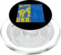 Supporta l'Ucraina - We Stand with Ukraine Flag design PopSockets PopGrip per MagSafe
