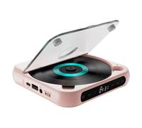 Supporta molteplici formati audio con pulsanti di controllo bloccabili, lettore CD portatile, lettore CD compatibile con Bluetooth, slot per scheda