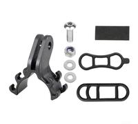 Supporte Luce Bici Plastca Silicone Regolabile Nero | Plastica e silicone, regolabile, nero, leggero 7.5-30g, installazione facile