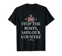 Supporter Patriot British Gran Bretagna Salva Il Nostro Paese Regno Unito Maglietta
