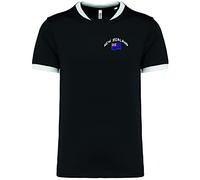 Supportershop Nuova Zelanda T-Shirt, Nero, L Uomo