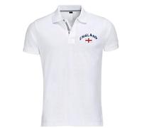 Supportershop Polo Rugby Angleterre Blanc XL, Unisex, Bianco, X-Large