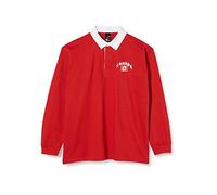 Supportershop - Polo Rugby LS Canada a Maniche Lunghe, Unisex, da Adulto, Taglia: M