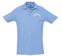 Supportershop Polo Rugby Uruguay Bleu Ciel, Azzurro Unisex-Adulto, Blu, L