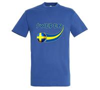 Supportershop Suède, T-Shirt Ragazzo, Blu, S