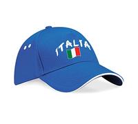 Supportershop Unisex Italia Berretto da Baseball, Blu, Taglia Unica EU, Blu, Taglia Unica