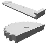 Supporti a Muro per Binari Guida Sega Circolare Festool Makita 70 car