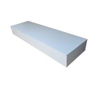 Supporti a piedistallo quadrati, supporto for piattaforma for negozi di abiti da sposa, for for decorazioni for feste ed eventi, for esposizione gioielli modello for la casa(White,100x40x10cm)
